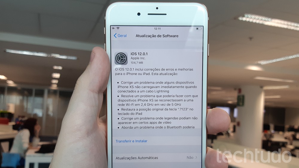 Apple libera iOS 12.0.1 com correo de falhas do iPhone XS